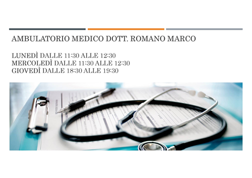 Ambulatorio medico 2024