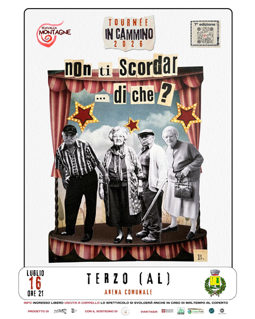 Spettacolo 16 luglio ore 21:00  in Arena Comunale
